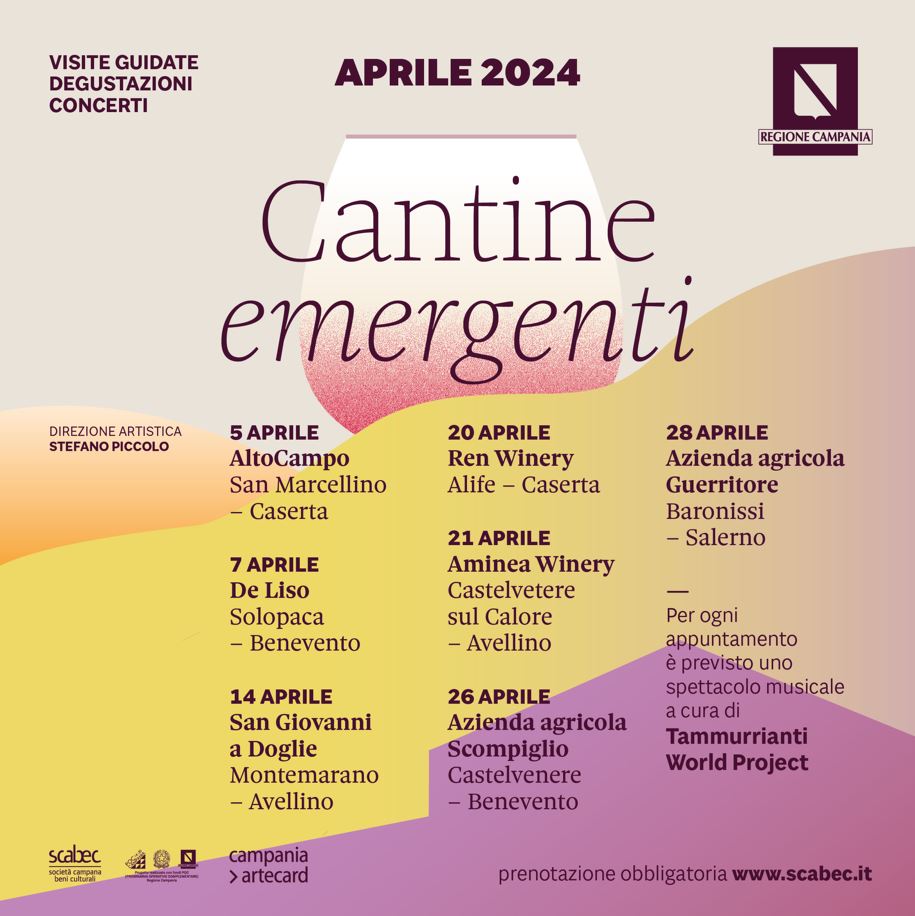 Tutto esaurito per il tour gratuito nelle “Cantine emergenti” della Campania dal 5 aprile